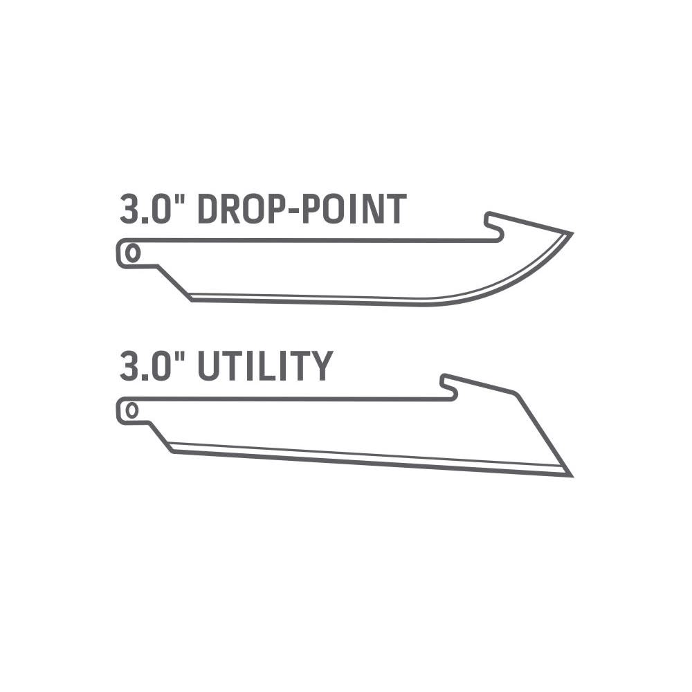 Outdoor Edge RazorWork Folding Knife Orange 3″ with 3 Blades - Ascmtools