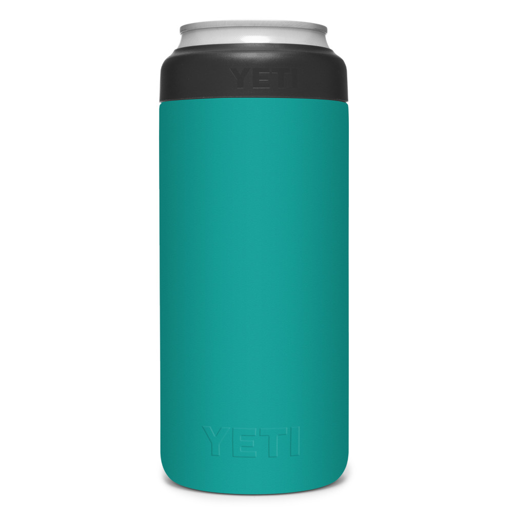 Yeti Rambler Colster Slim Can Insulator 12oz Aquifer Blue - Ascmtools