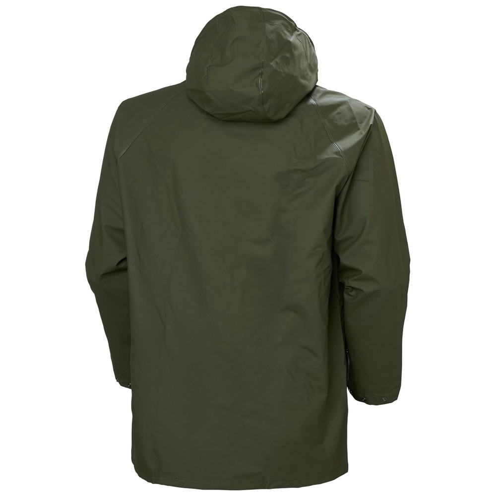 Helly Hansen Mandal Rain Jacket Polyester Army Green 3X - Ascmtools