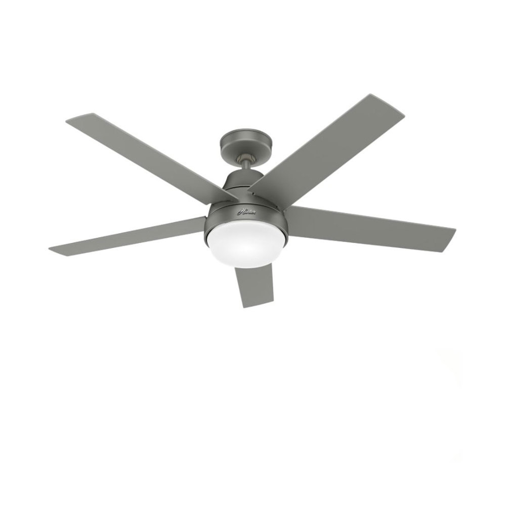 Hunter Fan Aerodyne Ceiling Fan 52″ Matte Silver Matte Silver - Ascmtools