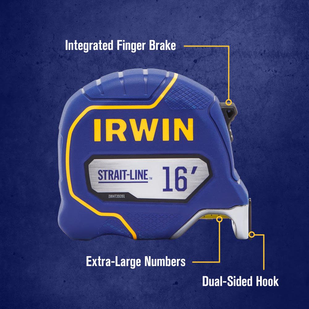 Irwin STRAIT-LINE Tape Measure 16′ - Ascmtools