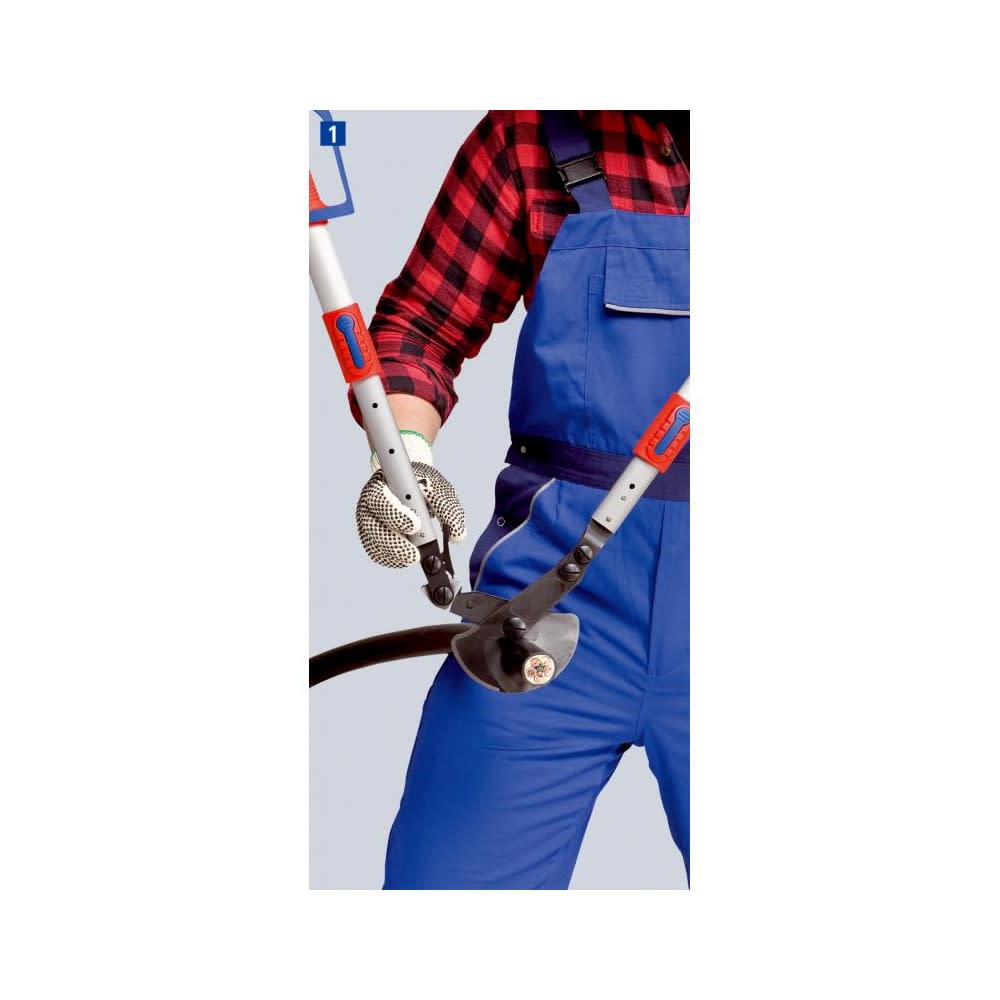 Knipex Cable Shear Ratchet Action with Telescopic Handle 570mm - Ascmtools