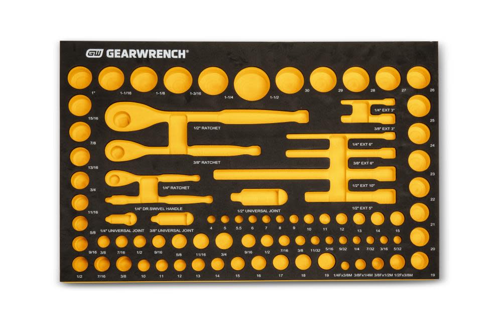 GEARWRENCH SAE/Metric Mechanics Tool Set 83pc - Ascmtools