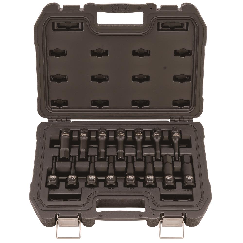 DEWALT 15 Piece 1/2 in Drive Combination Impact Hex Bit Socket Set - Ascmtools