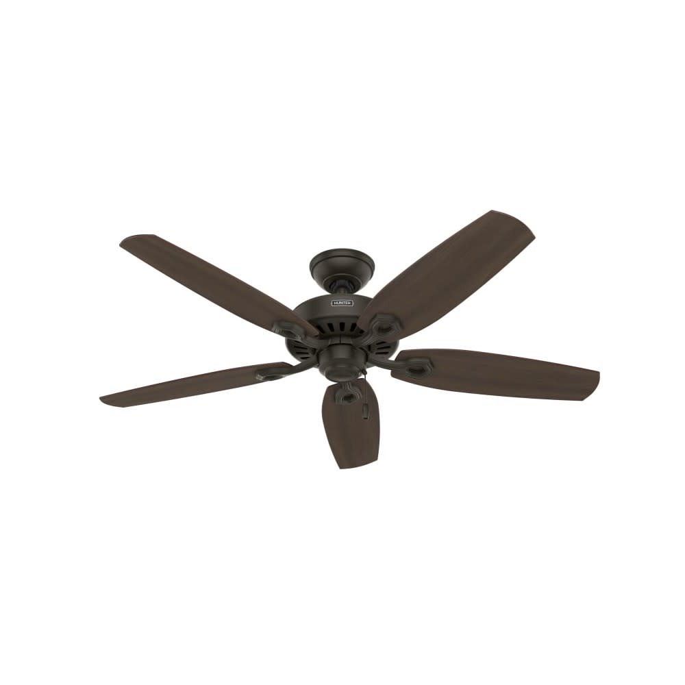 Hunter Fan Builder Deluxe Ceiling Fan 52″ Bronze Brazilian Cherry - Ascmtools