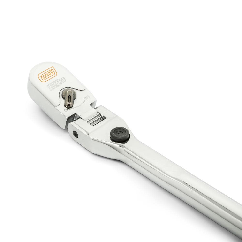 GEARWRENCH Ratchet 1/4″ Drive 120XP Dual Material Handle Locking Flex Head 9″ - Ascmtools