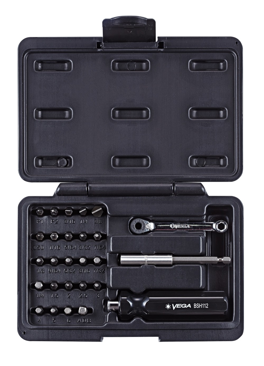 Vega 27pc Bit & Hand Driver Set with Ratchet - Ascmtools