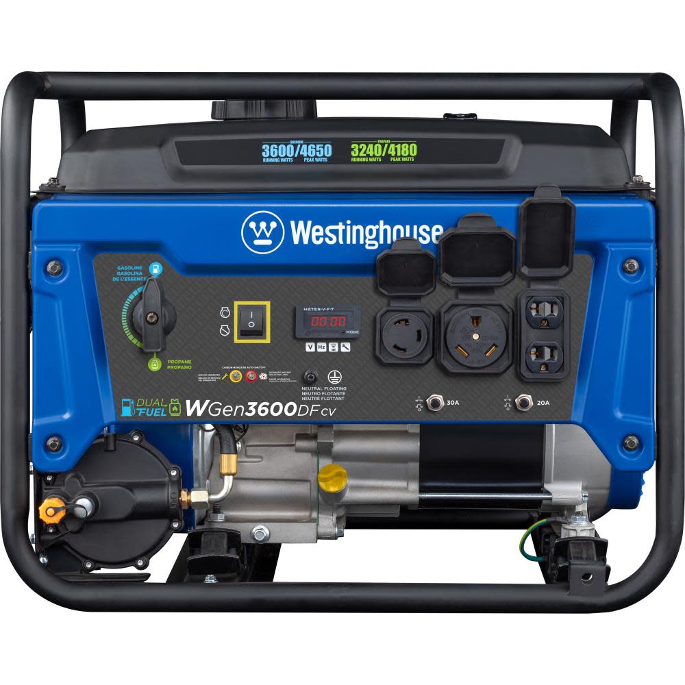 Westinghouse Outdoor Power Dual Fuel Portable Generator with CO Sensor - Ascmtools