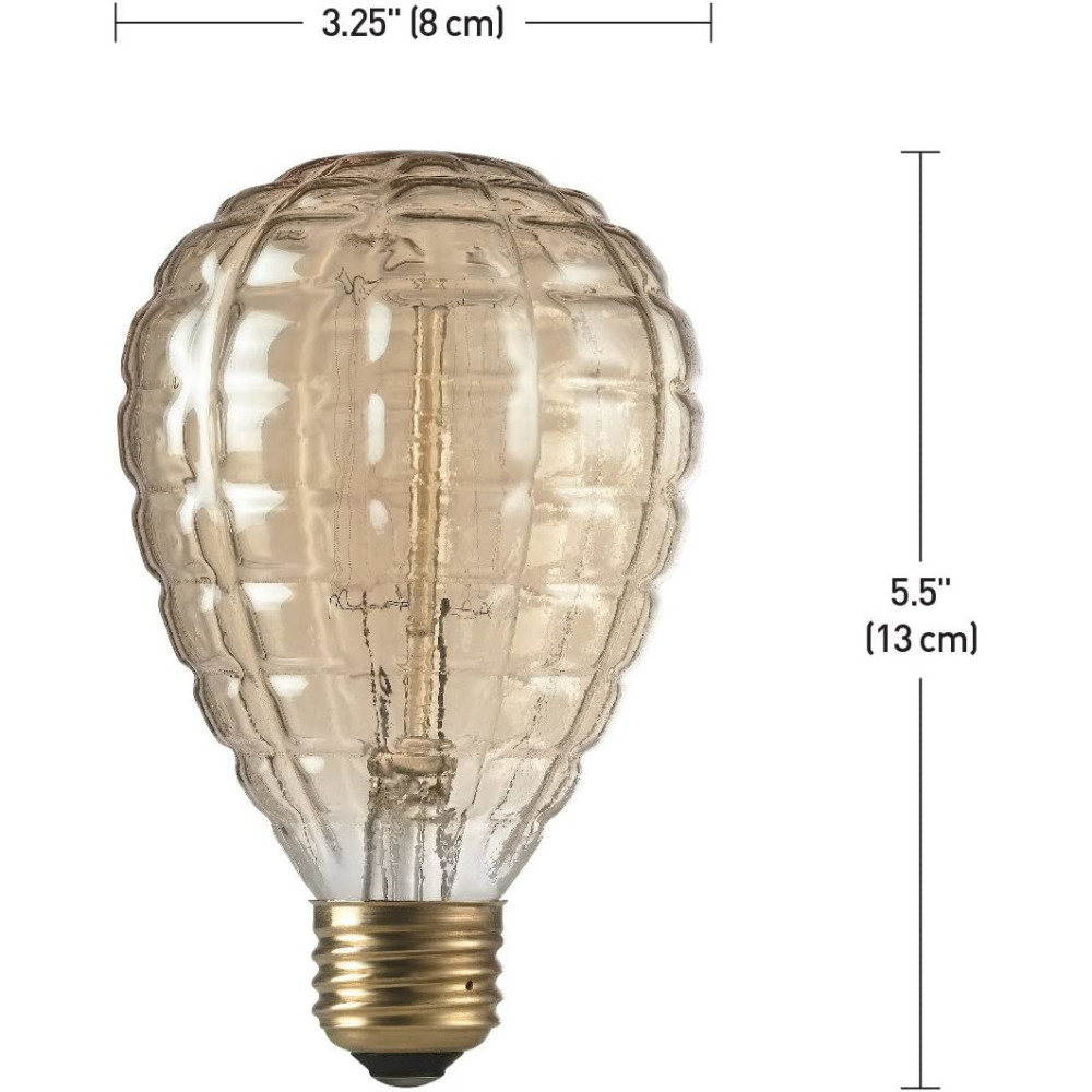 Globe Electric Designer Granada Incandescent Light Bulb 40W - Ascmtools