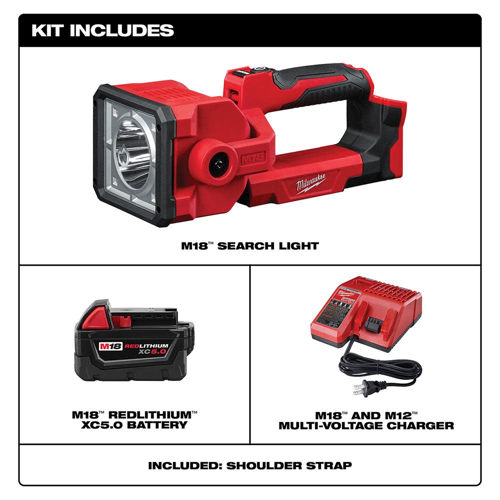 Milwaukee M18 Search Light Kit - Ascmtools