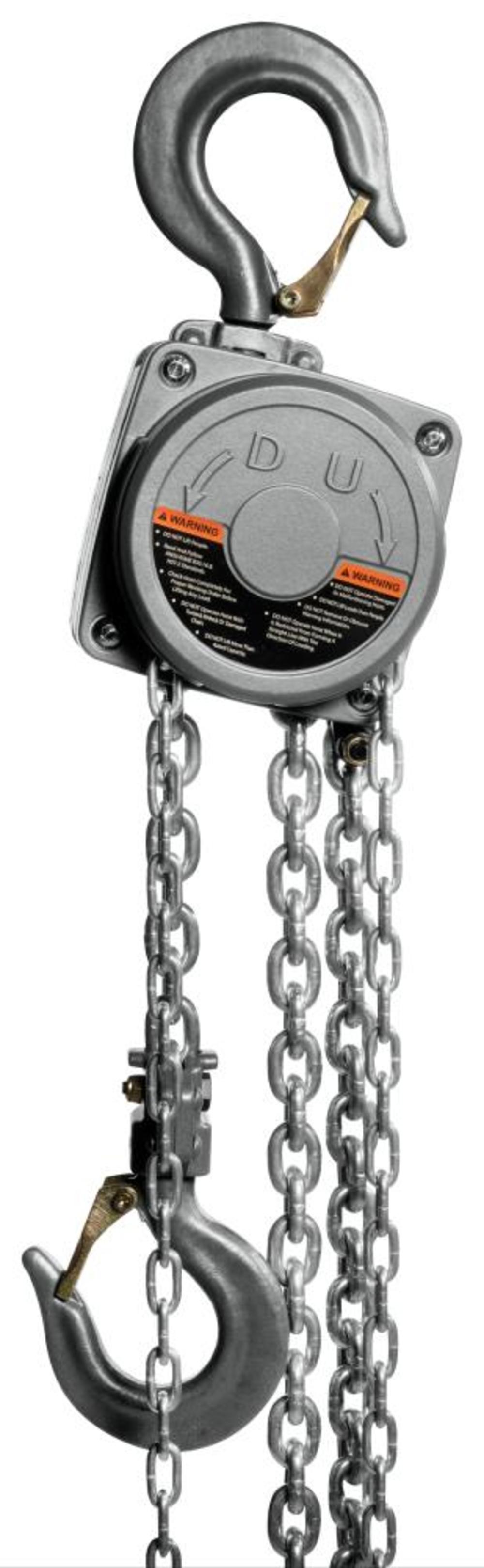 JET AL100-200-15 2 Ton Hand Chain Hoist with 15′ of Lift - Ascmtools