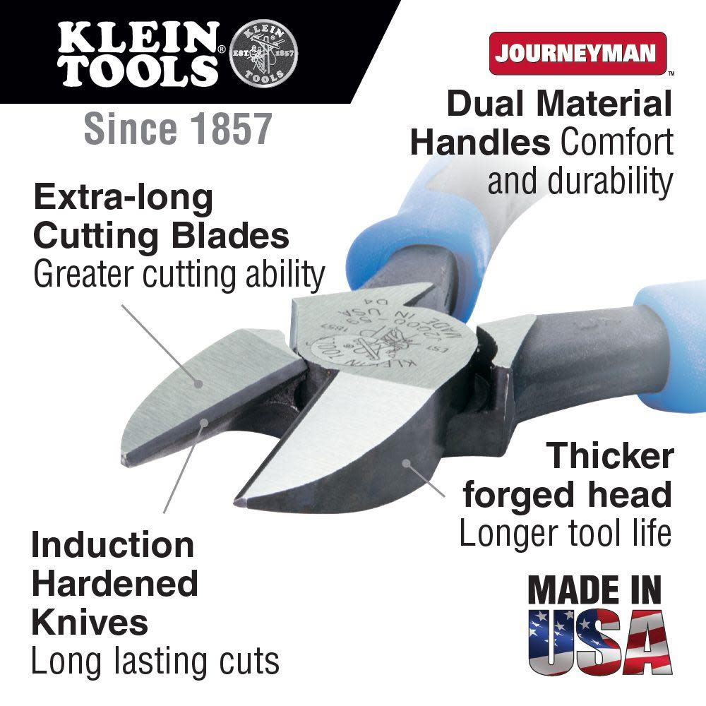 Klein Tools 9″ Diagonal-Cutting Pliers - Ascmtools