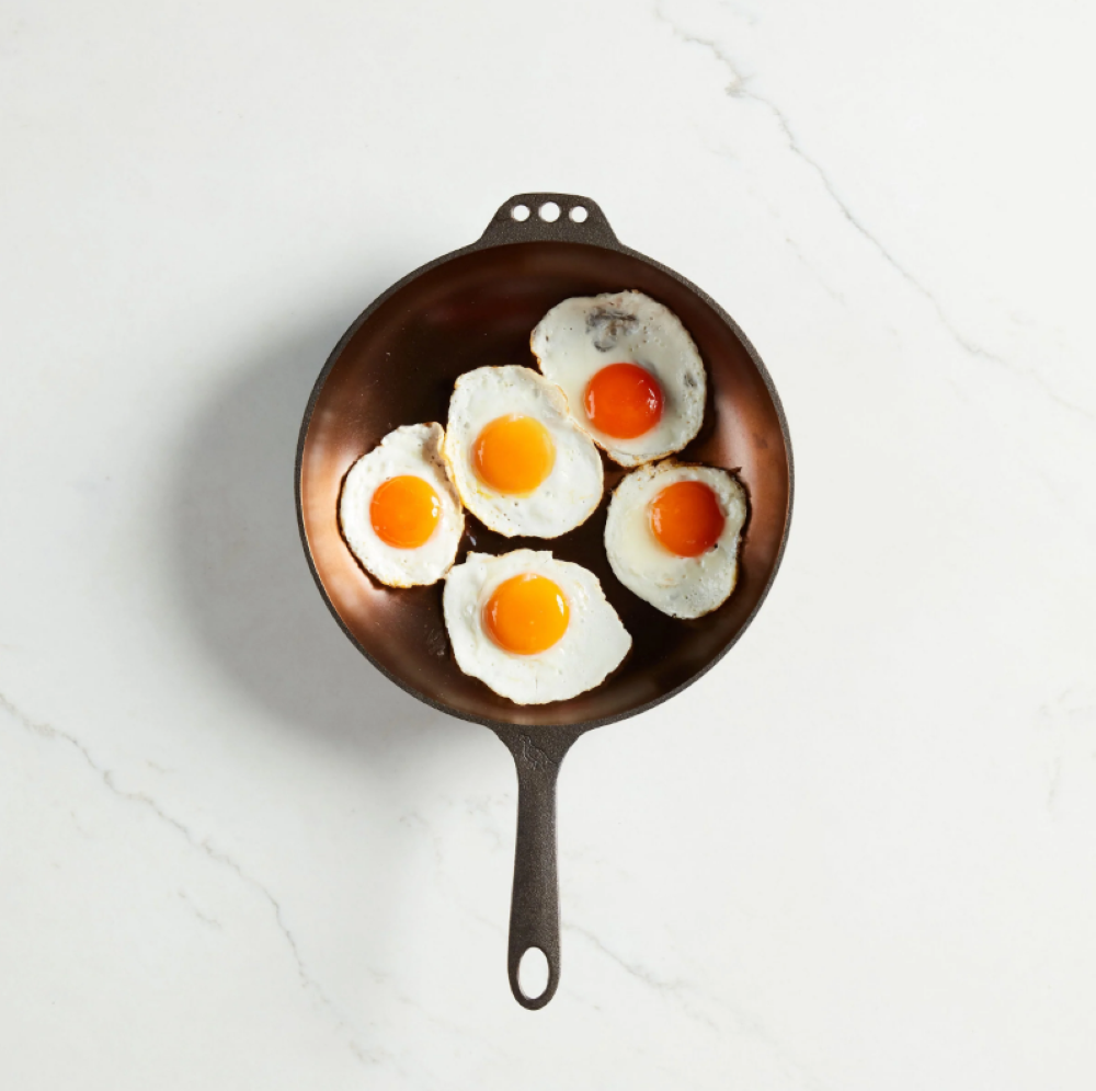 Smithey Ironware No. 11 Deep Skillet with Glass Lid - Ascmtools