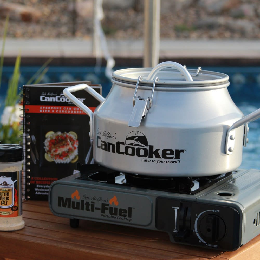 Cancooker 1.5 Gallon Companion Steam Cooker with Non-Stick Coating - Ascmtools