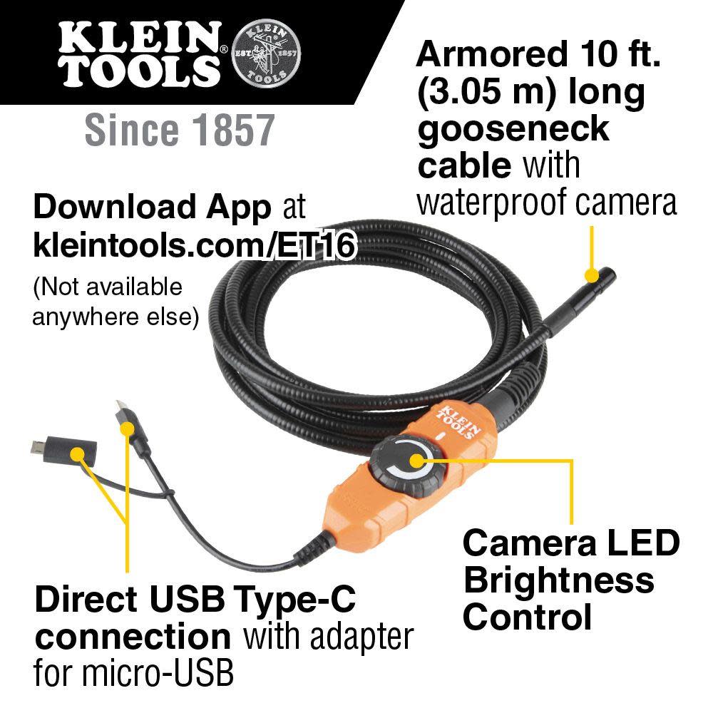 Klein Tools Borescope for android Devices - Ascmtools