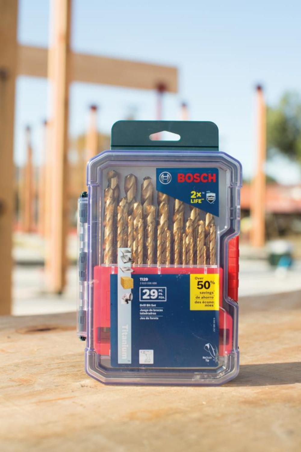 Bosch Titanium Metal Drill Bit Set 29pc - Ascmtools