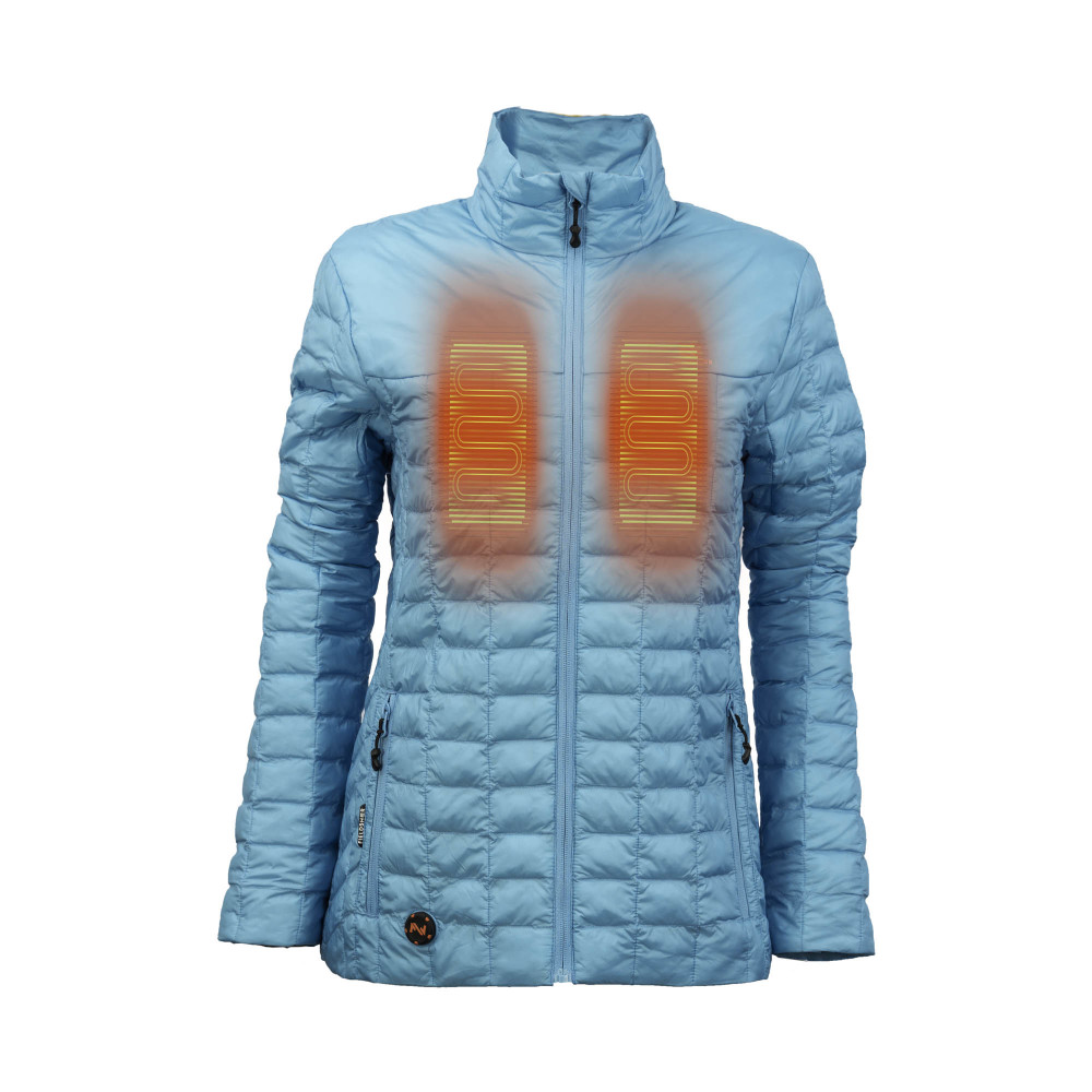 Mobile Warming Backcountry Jacket Womens 7.4V Scuba Blue Extra Small - Ascmtools