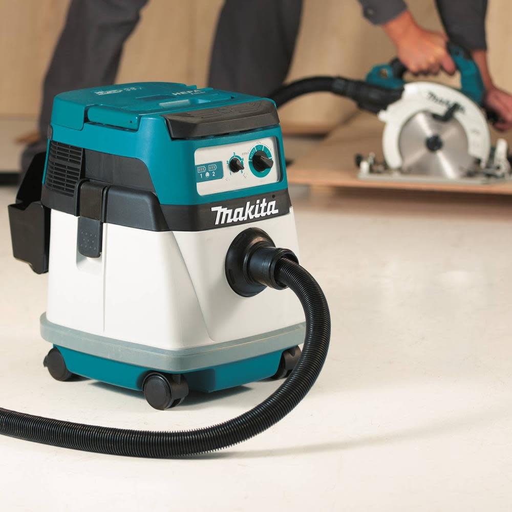 Makita 18V X2 LXT 36V 4 Gallon HEPA Dry Dust Extractor Bare Tool - Ascmtools