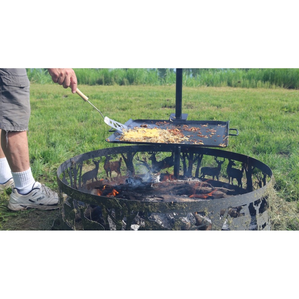 Cancooker Black GameMaker Gravity Grill Griddle - Ascmtools