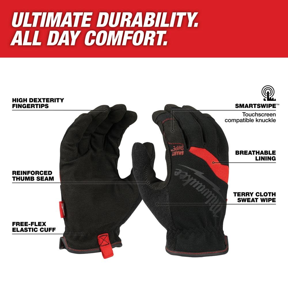 Milwaukee Free-Flex Work Gloves - Ascmtools