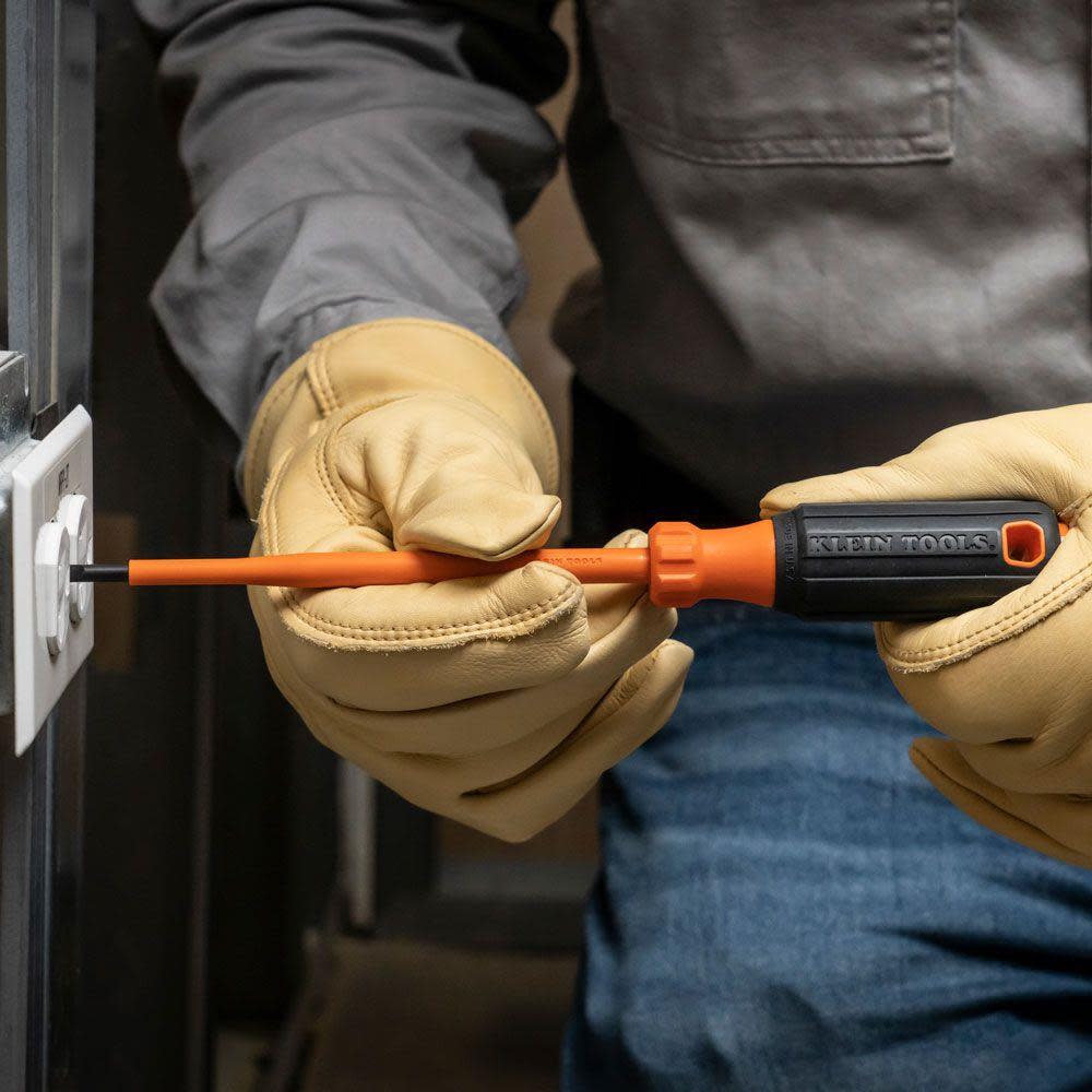 Klein Tools 6″ Insulated Driver 3/16″ Cab - Ascmtools