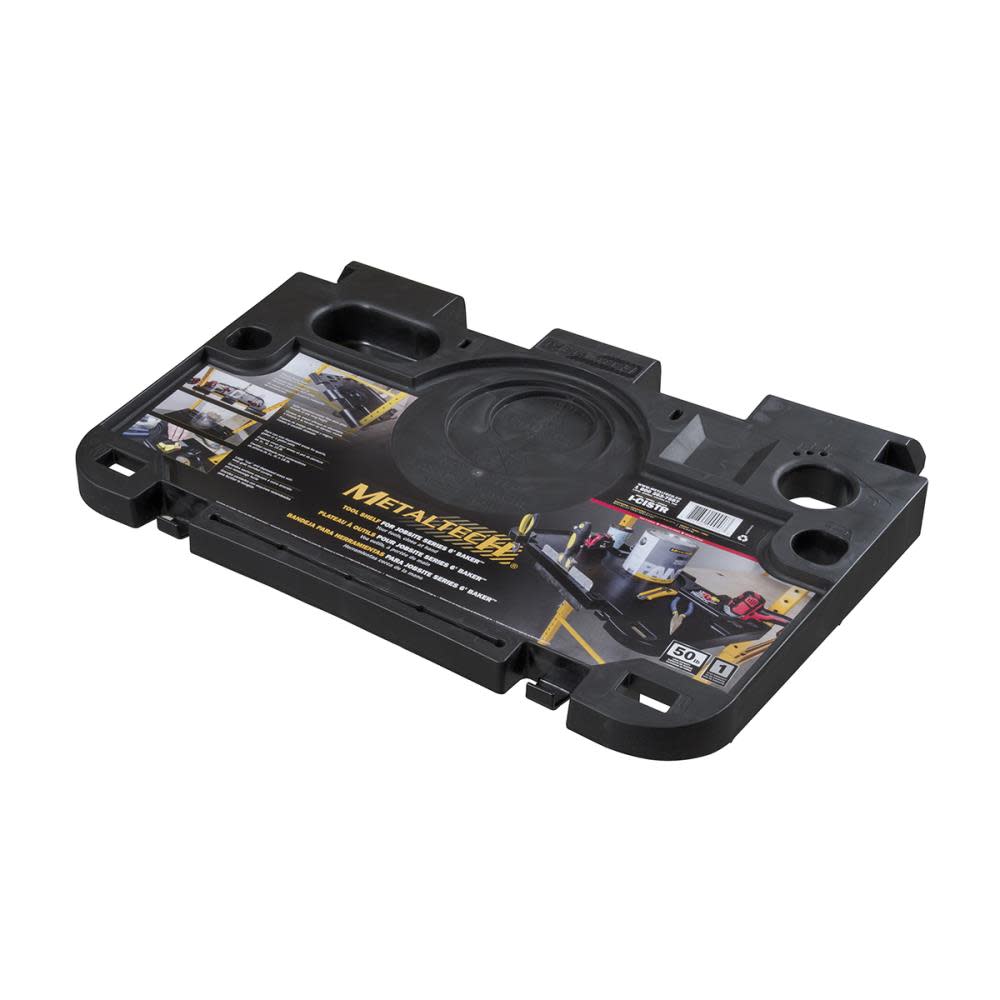 Metaltech 20-in x 30-in Poly Tool Tray for 6-ft Jobsite Baker Scaffold - Ascmtools