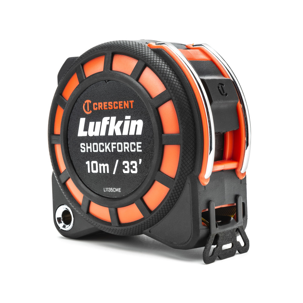 Crescent Lufkin Shockforce Tape Measure Dual Sided 1 3/16 x 10m/33′ - Ascmtools