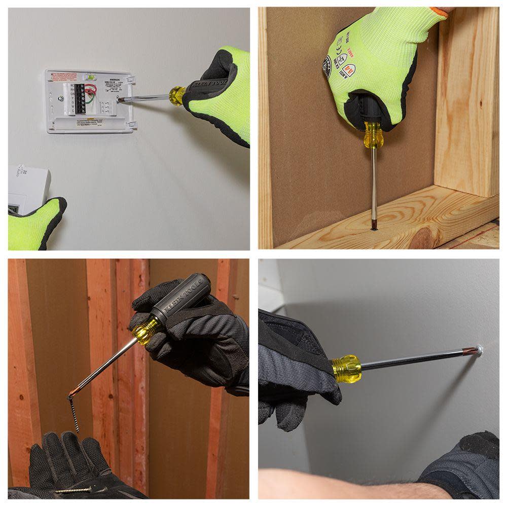 Klein Tools Cushion-Grip Screwdriver Set 7 Pc - Ascmtools