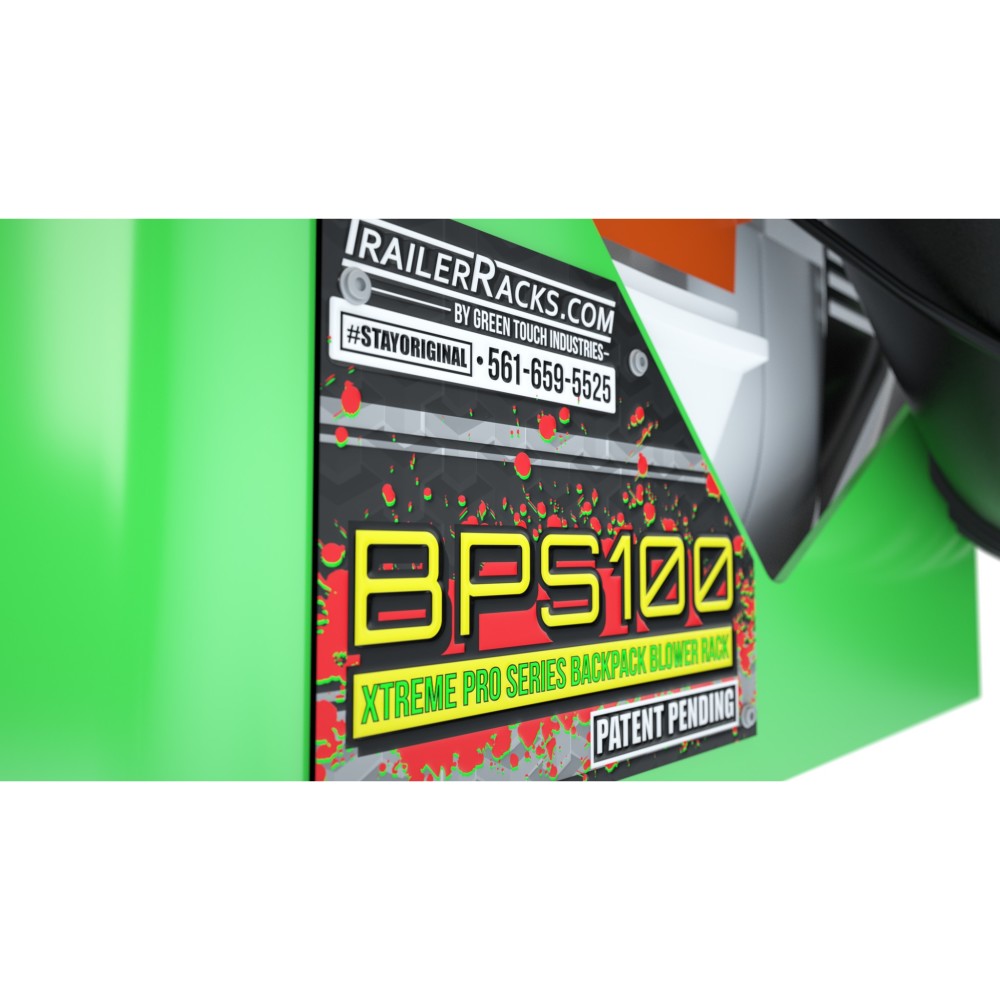 Green Touch Xtreme Pro Series Lockable Backpack Blower Rack - Ascmtools