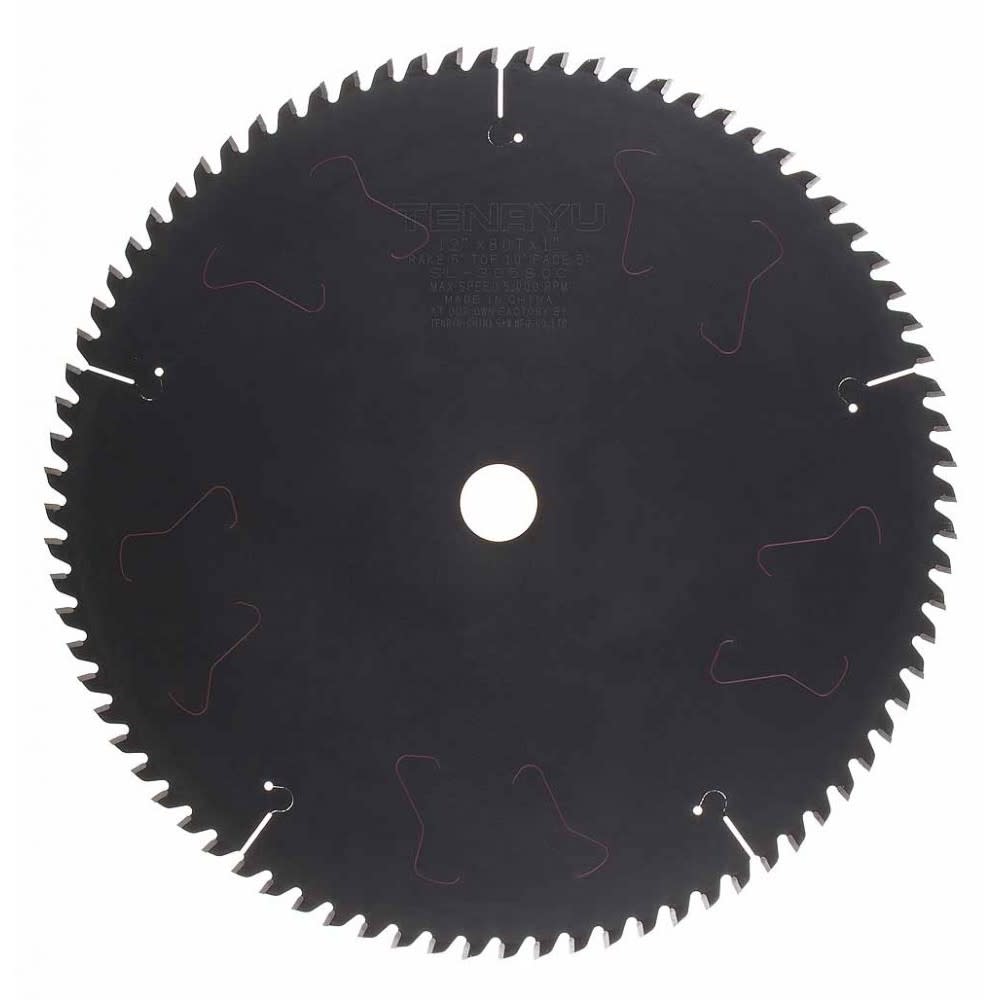 Tenryu Silencer ATAF Saw Blade 12″ x 80T x 1″ Arbor Carbide - Ascmtools