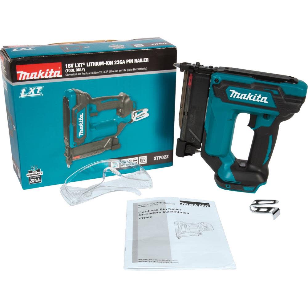 Makita 18V LXT Lithium-Ion Cordless Pin Nailer 23 Ga. Tool Only - Ascmtools