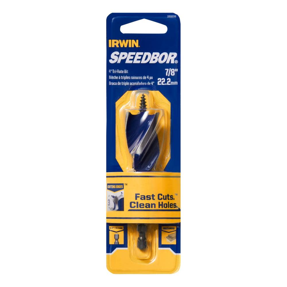 Irwin SPEEDBOR Max 7/8″ X 4″ OAL - Ascmtools