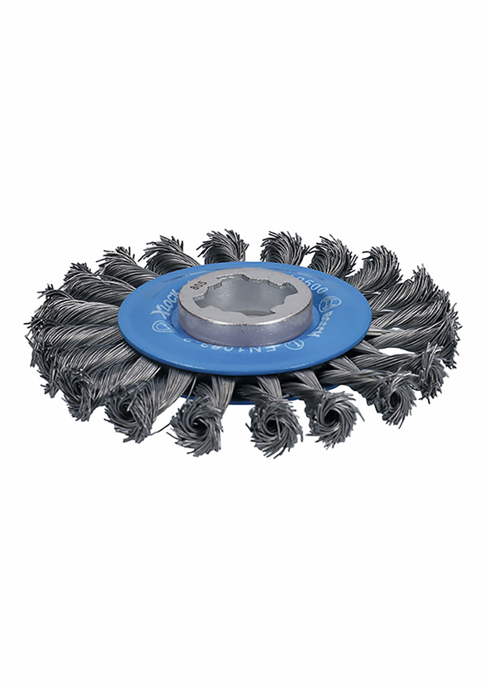 Bosch 4-1/2 In. Wheel Dia. X-LOCK Arbor Carbon Steel Full Cable Knotted Wire Wheel - Ascmtools