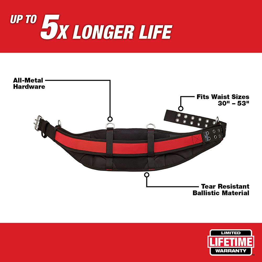Milwaukee Padded Work Belt - Ascmtools