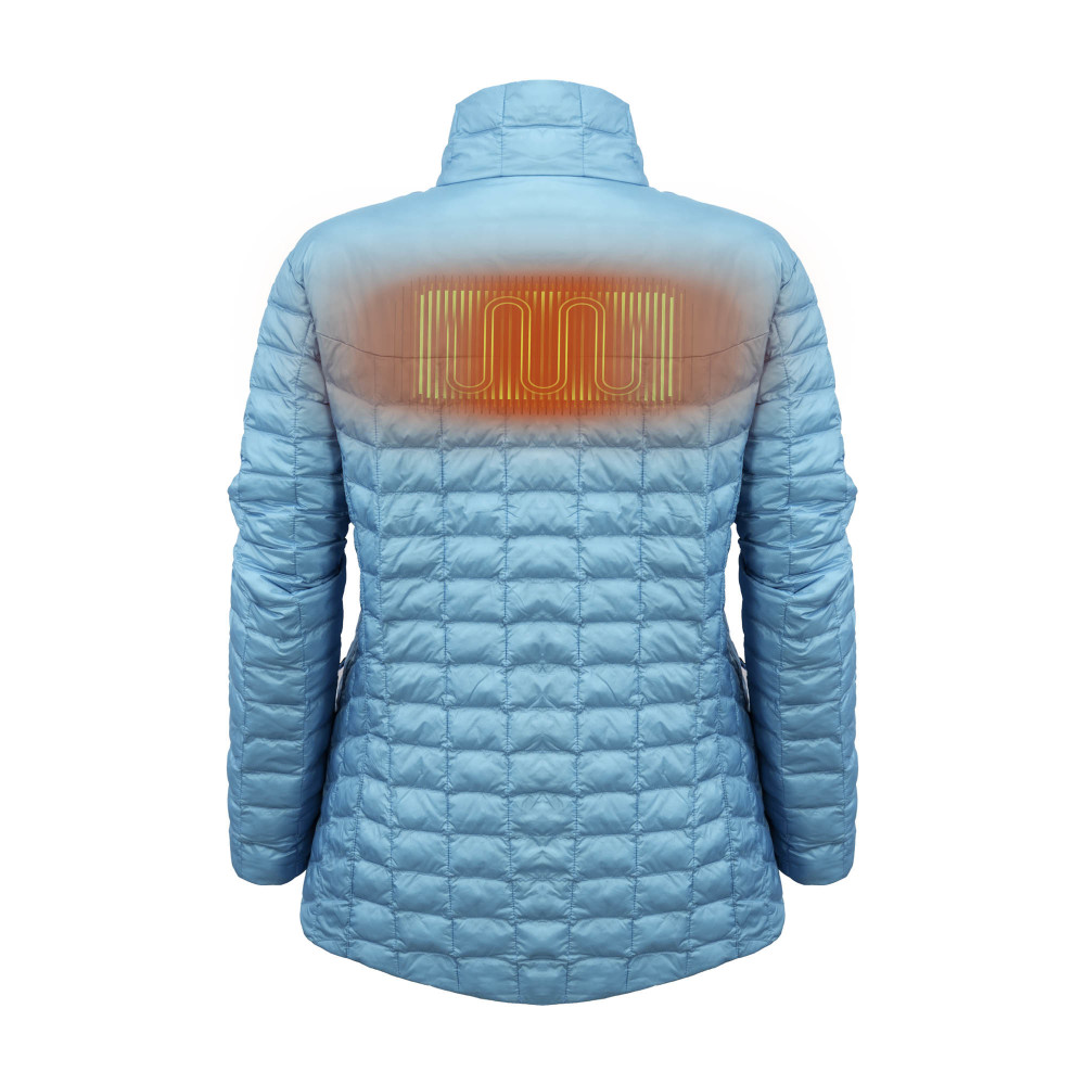 Mobile Warming Backcountry Jacket Womens 7.4V Scuba Blue Extra Small - Ascmtools