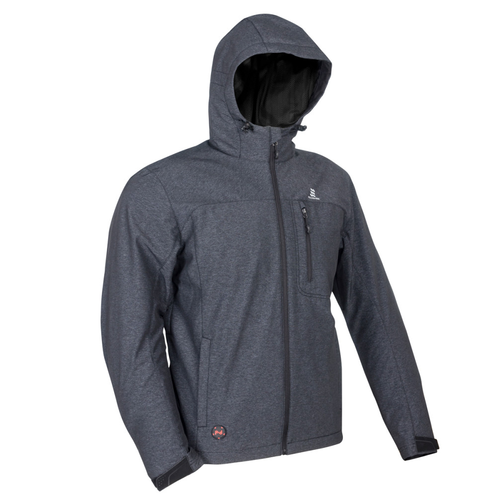 Mobile Warming Adventure Heated Jacket Men’s 7.4 Volt Heather Gray 3X - Ascmtools