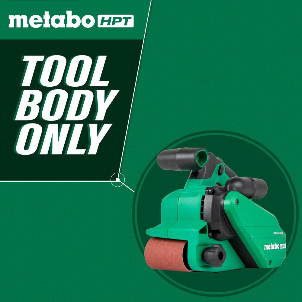 Metabo HPT 36V MultiVolt Cordless Brushless 3″ x 21″ Belt Sander - Ascmtools