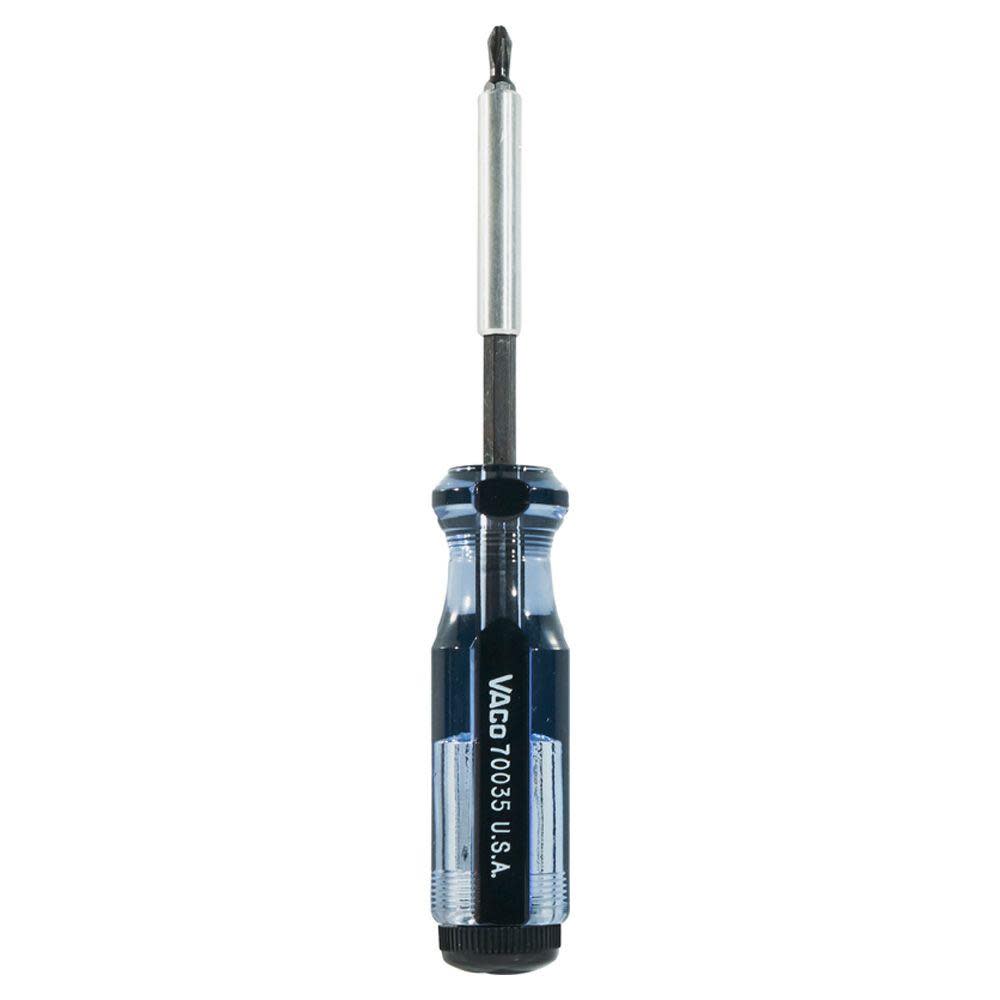 Klein Tools 7-1/4 In. Magnetic Screwdriver Set with Interchangeable Bits - Ascmtools