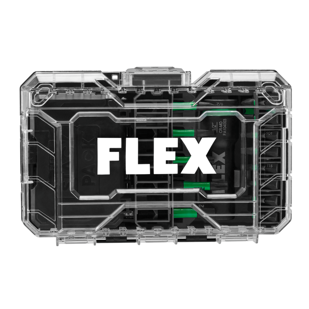 FLEX Impacks Impact Drill & Driver Bit Set 45pc - Ascmtools