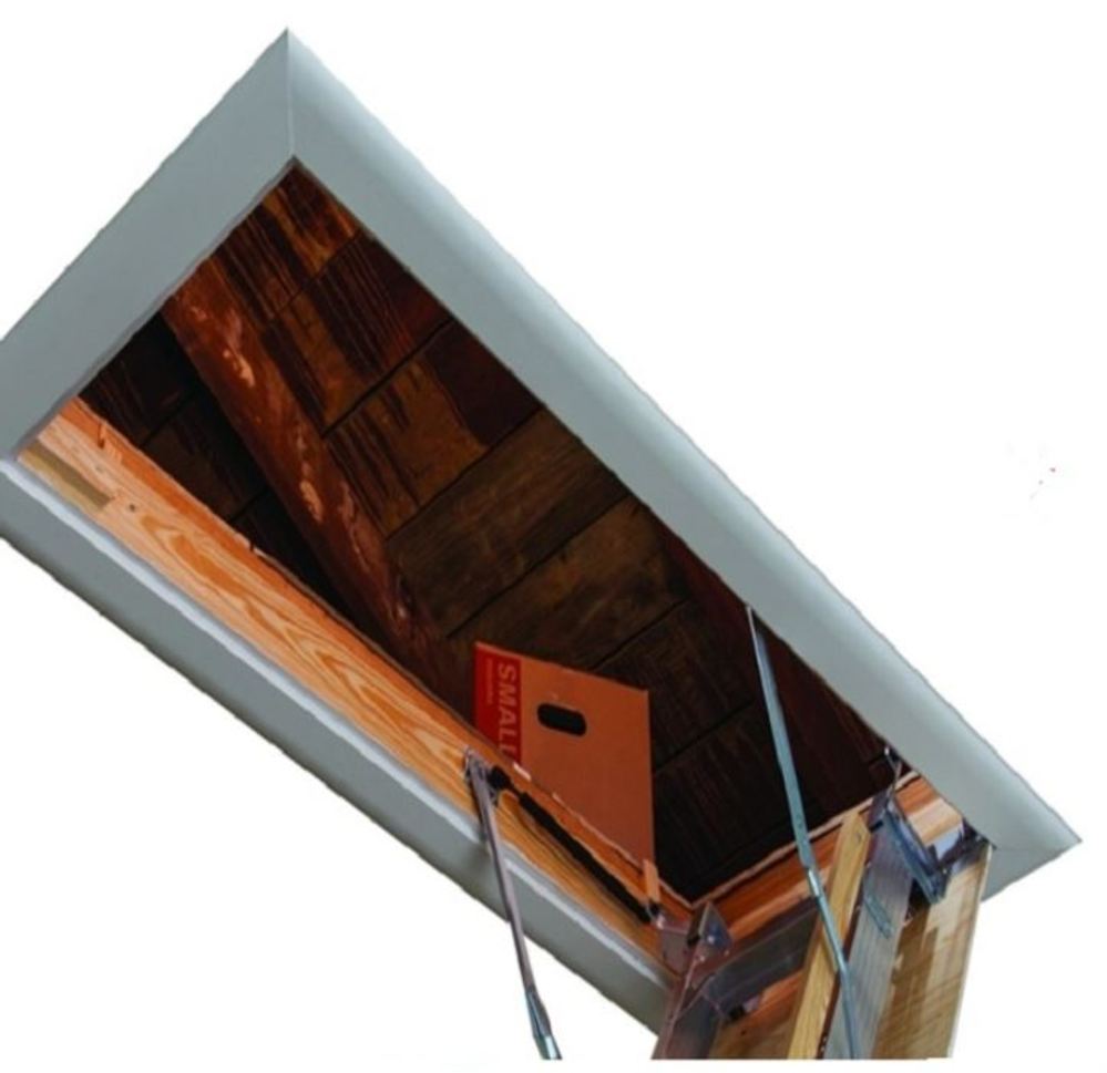 DEWALT Attic Ladder Aluminum 350# 25.5 x 63 10-12’H - Ascmtools