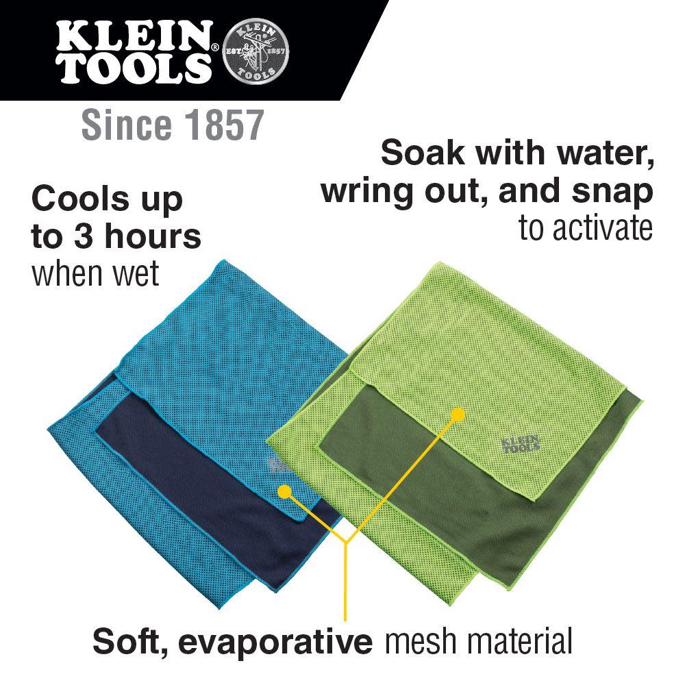 Klein Tools Mesh Cooling Towel 2 Pack - Ascmtools