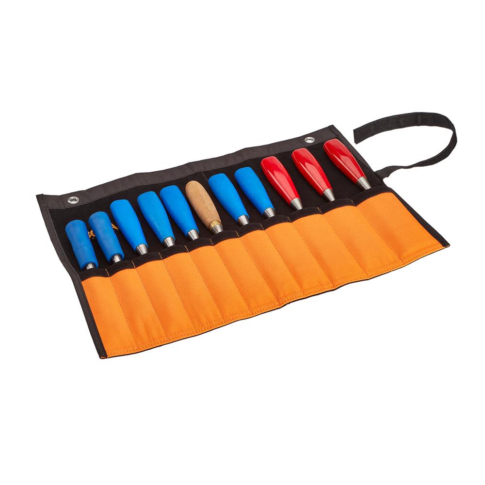 Bora Portamate 11 Pocket Leather Tool Roll - Ascmtools