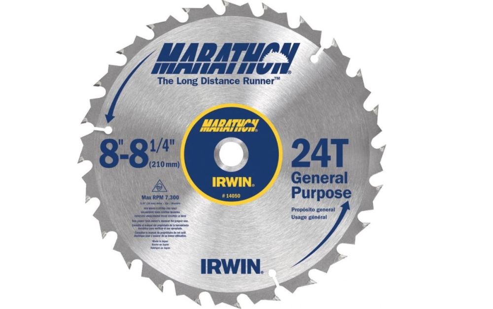 Irwin SAW BLADE 8 1/4″ 24T MARATHON CD - Ascmtools