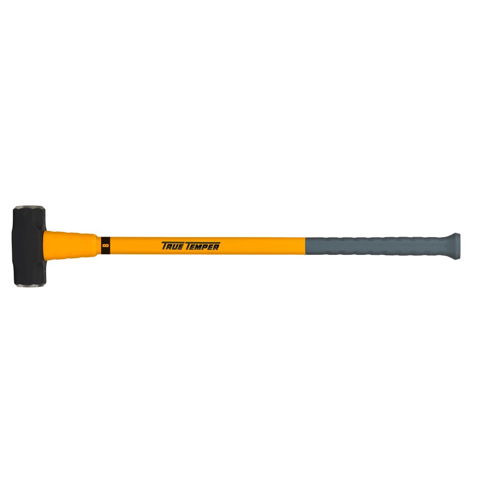 True Temper Toughstrike Sledge Hammer Fiberglass Handled 8 Lbs - Ascmtools
