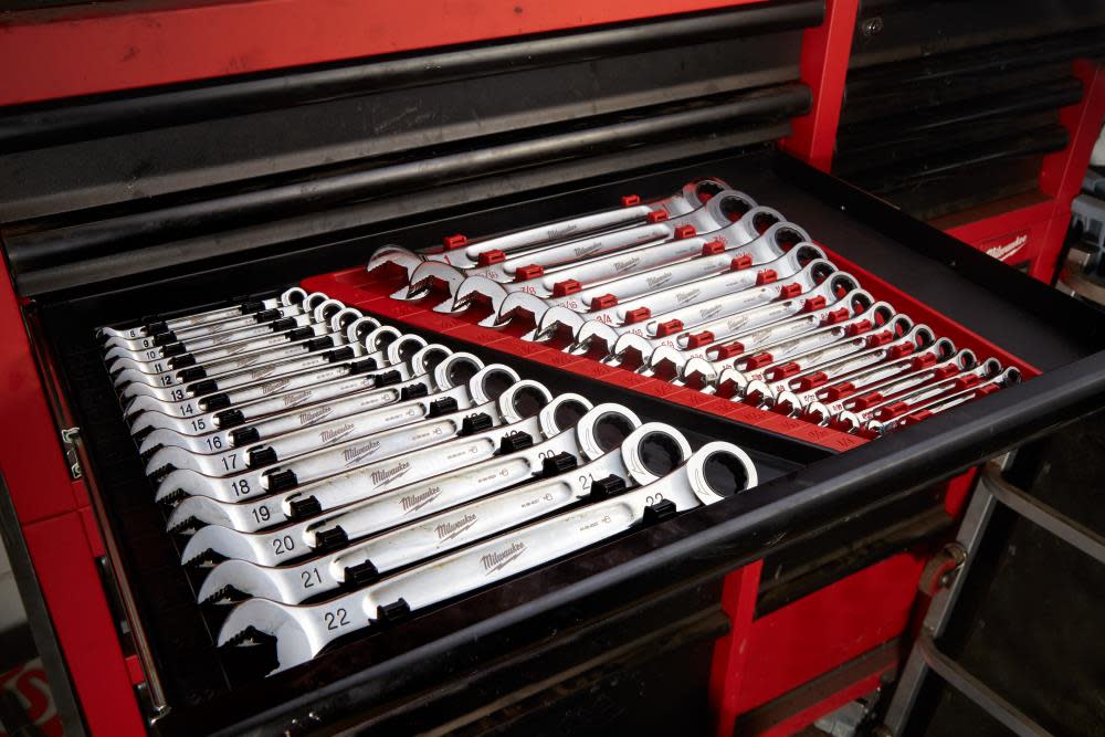 Milwaukee SAE and Metric Ratcheting Combination Wrench Bundle - Ascmtools