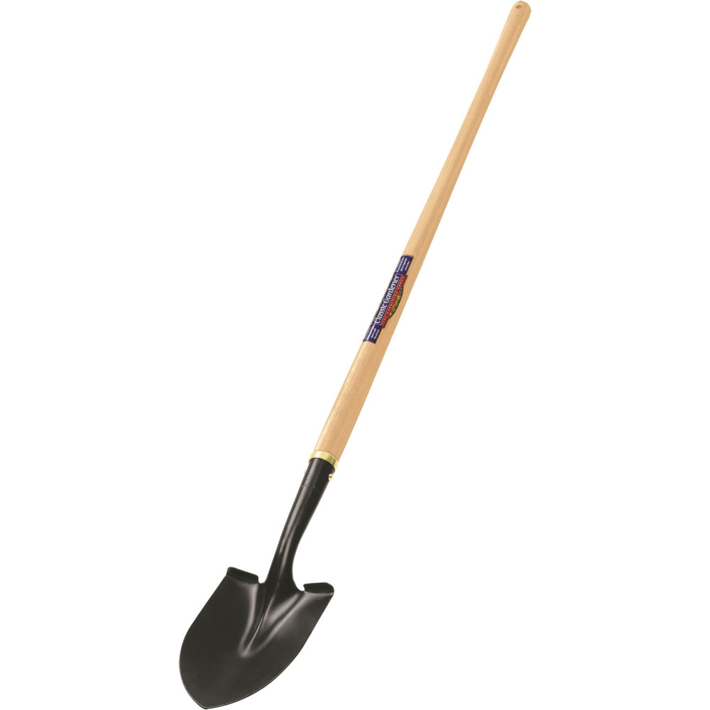 Truper Classic Gardener Garden Shovel Steel Head Round Point - Ascmtools