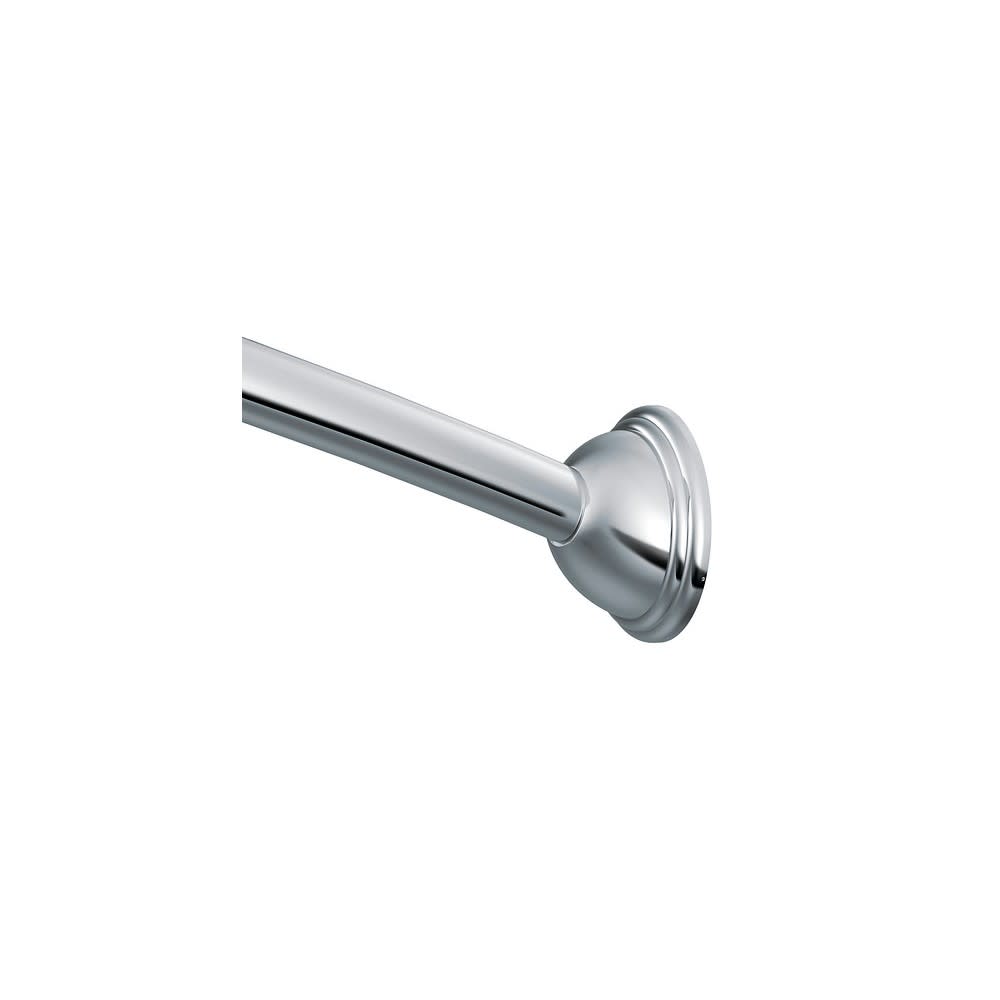 Moen Shower Rod Chrome 72″ Adjustable Curved - Ascmtools