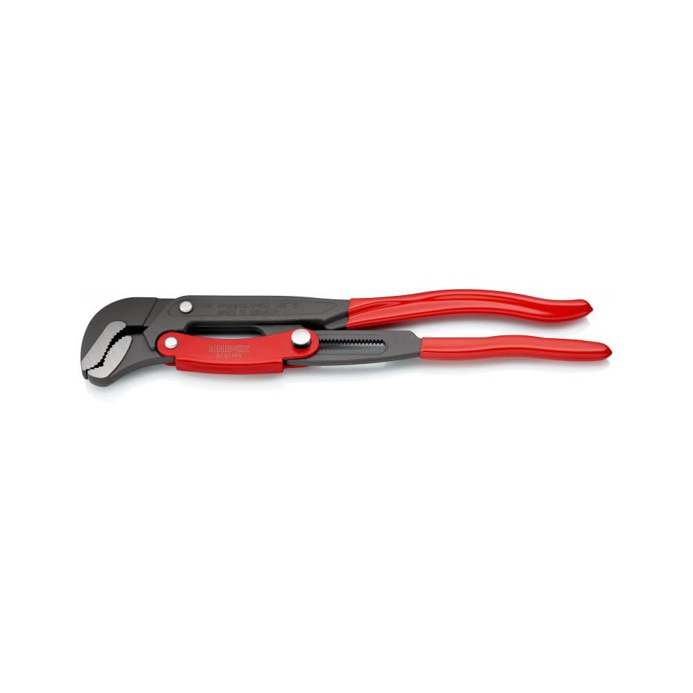 Knipex Pipe Wrench S Type Plastic Handle 420 mm Swedish Pattern - Ascmtools