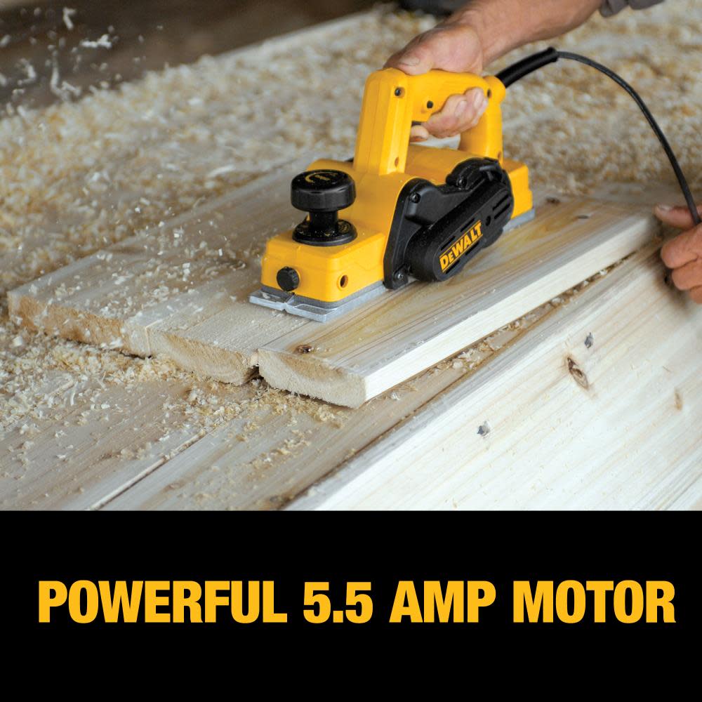 DEWALT D26676 5.5 Amp 2-Blade Planer - Ascmtools
