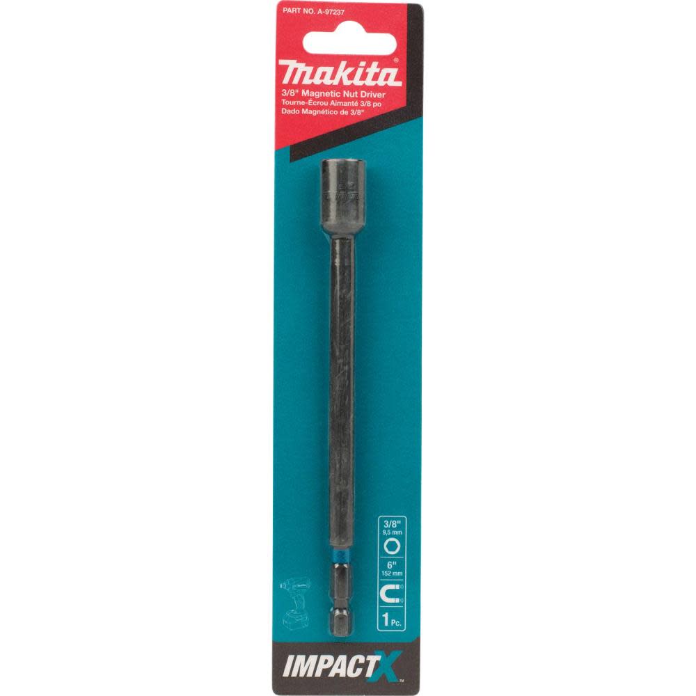 Makita Impact X 3/8 x 6 Magnetic Nut Driver - Ascmtools